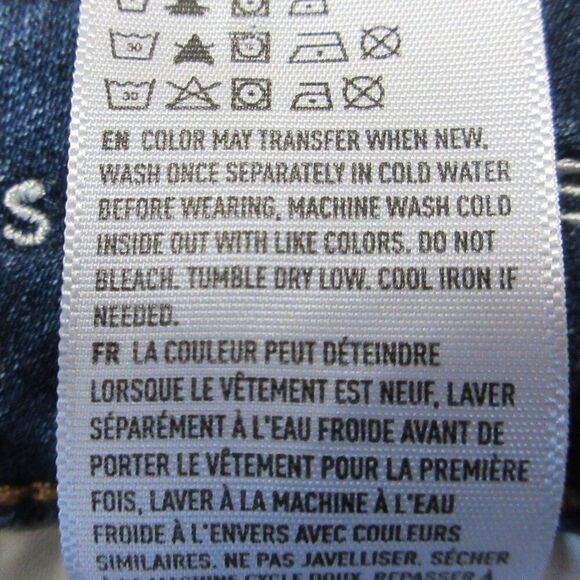 AMERICAN EAGLE Hi-Rise Shortie Womens Size 0 Frayed Hem Ripped Denim Jean Shorts - Picture 13 of 16